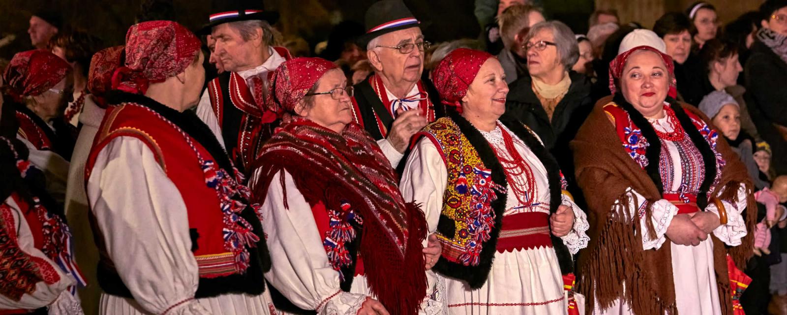 Traditionele kersttaferelen in Zagreb 