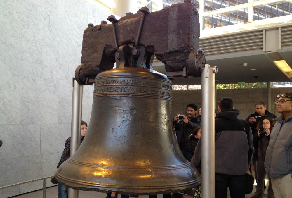 Liberty Bell in Philadelphia. Beeld: Robert Langeveld