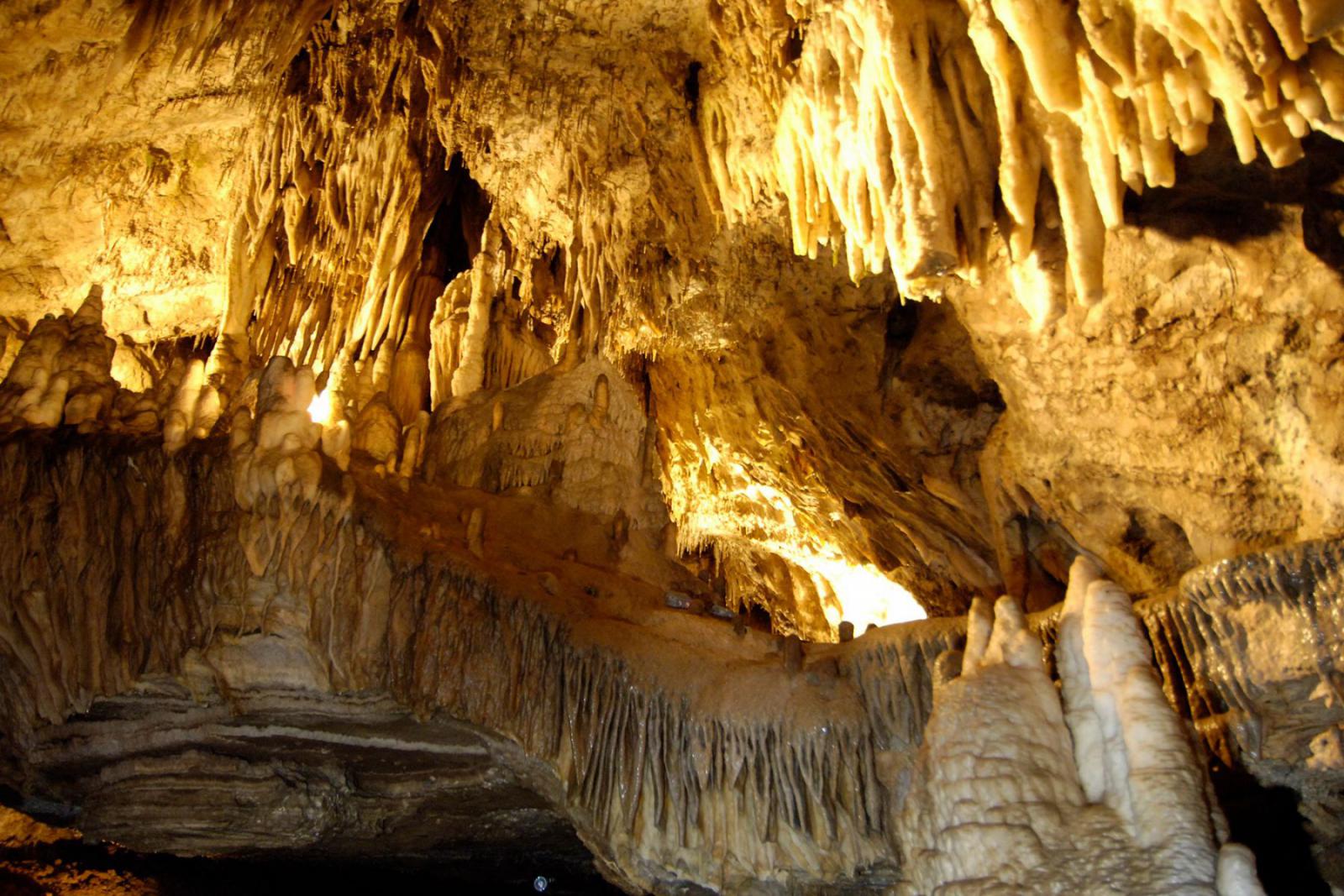 Bezoek de Grotten van Han in de buurt van Rochefort