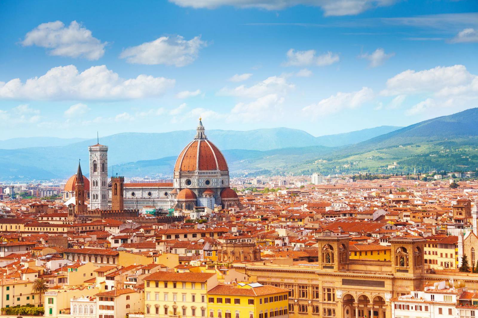 Florence wordt gezien als de bakermat van de Renaissance en is de hoofdstad van Toscane in Italië