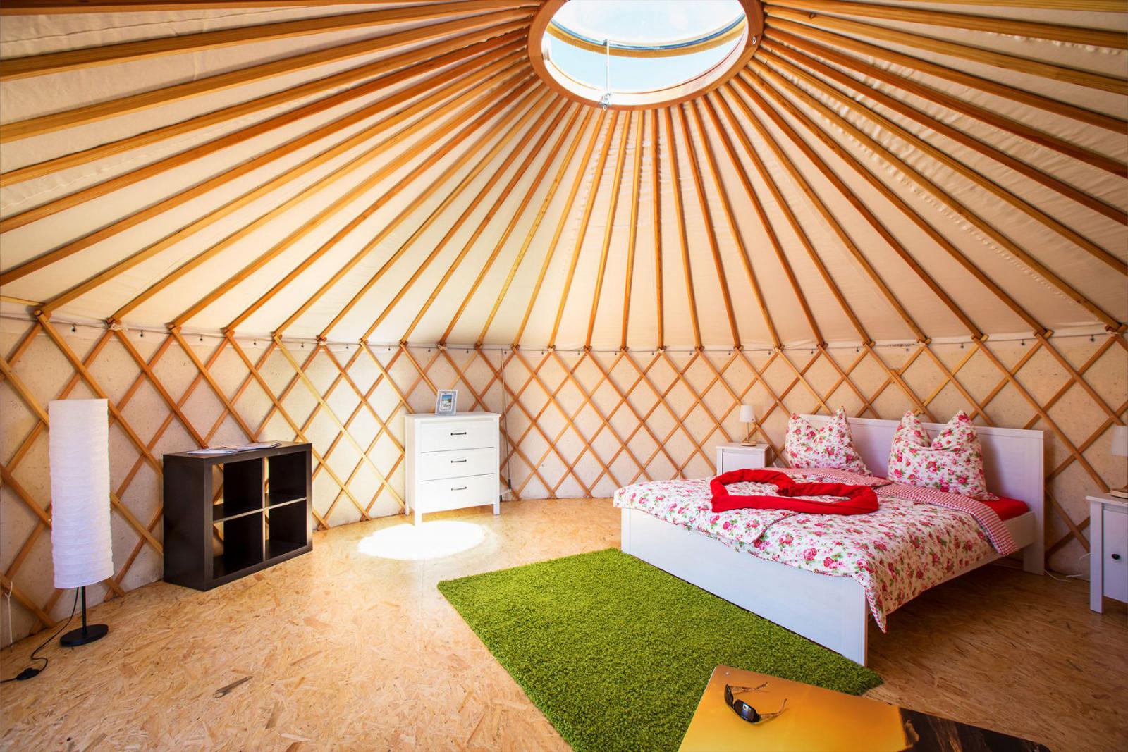 Verblijf in een yurt in Leipzig