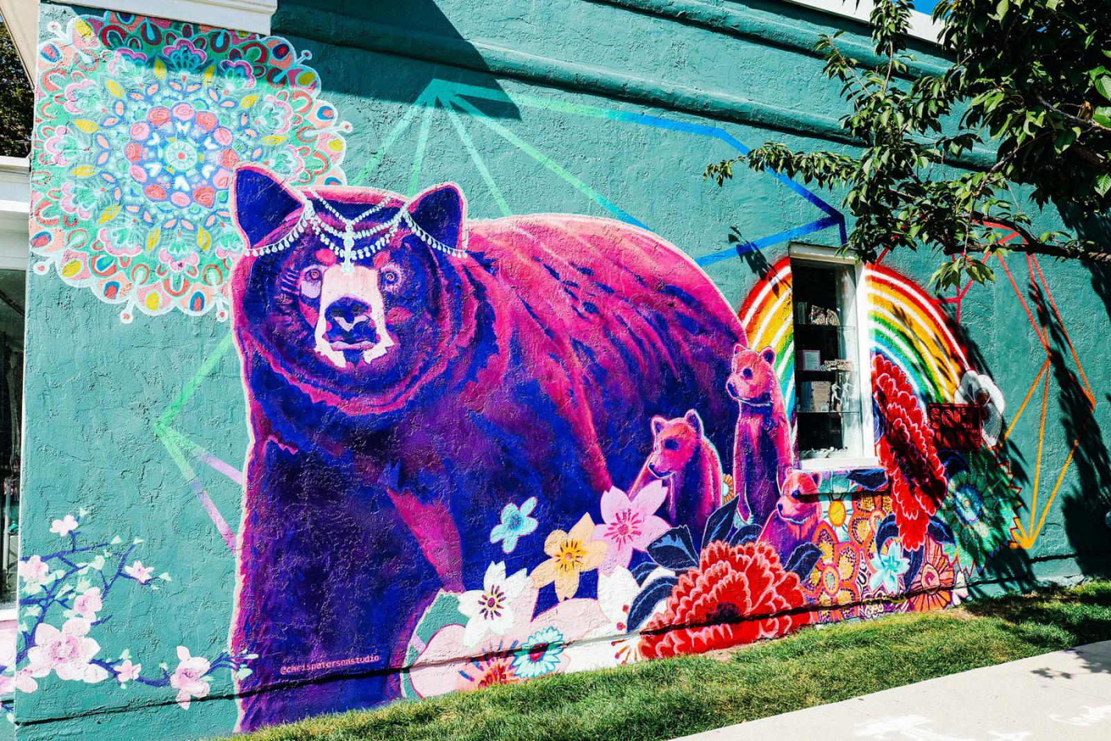 In Salt Lake City vind je veel street art