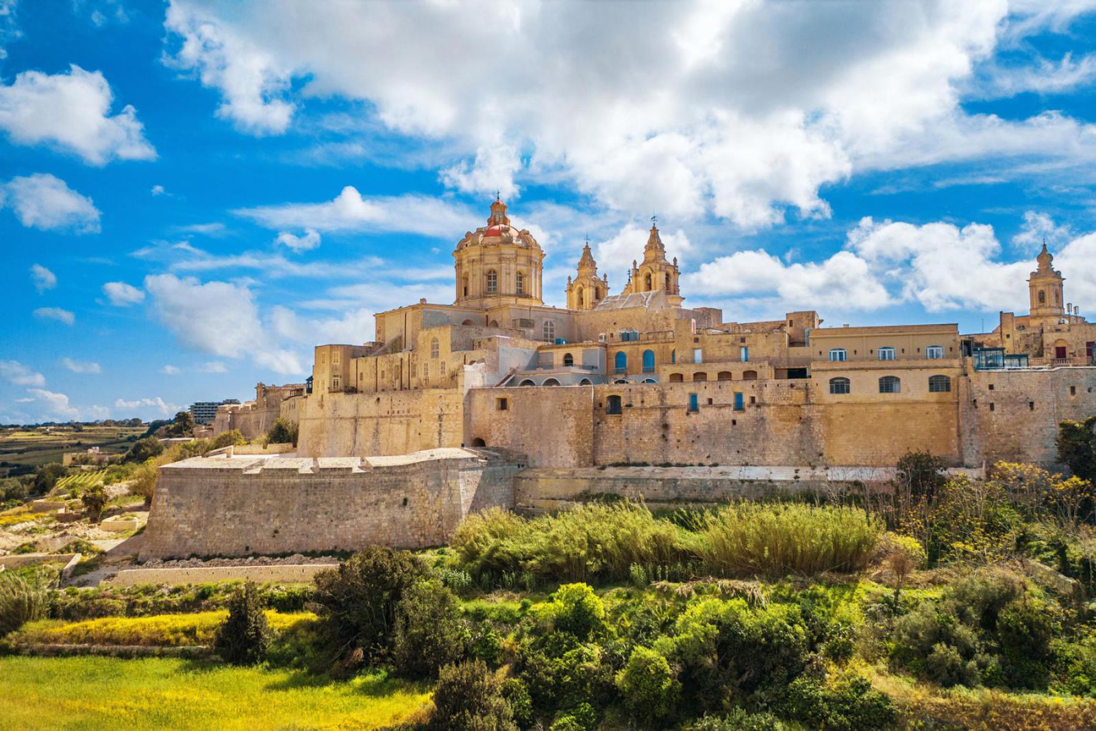 Mdina is de oude hoofdstad van Malta