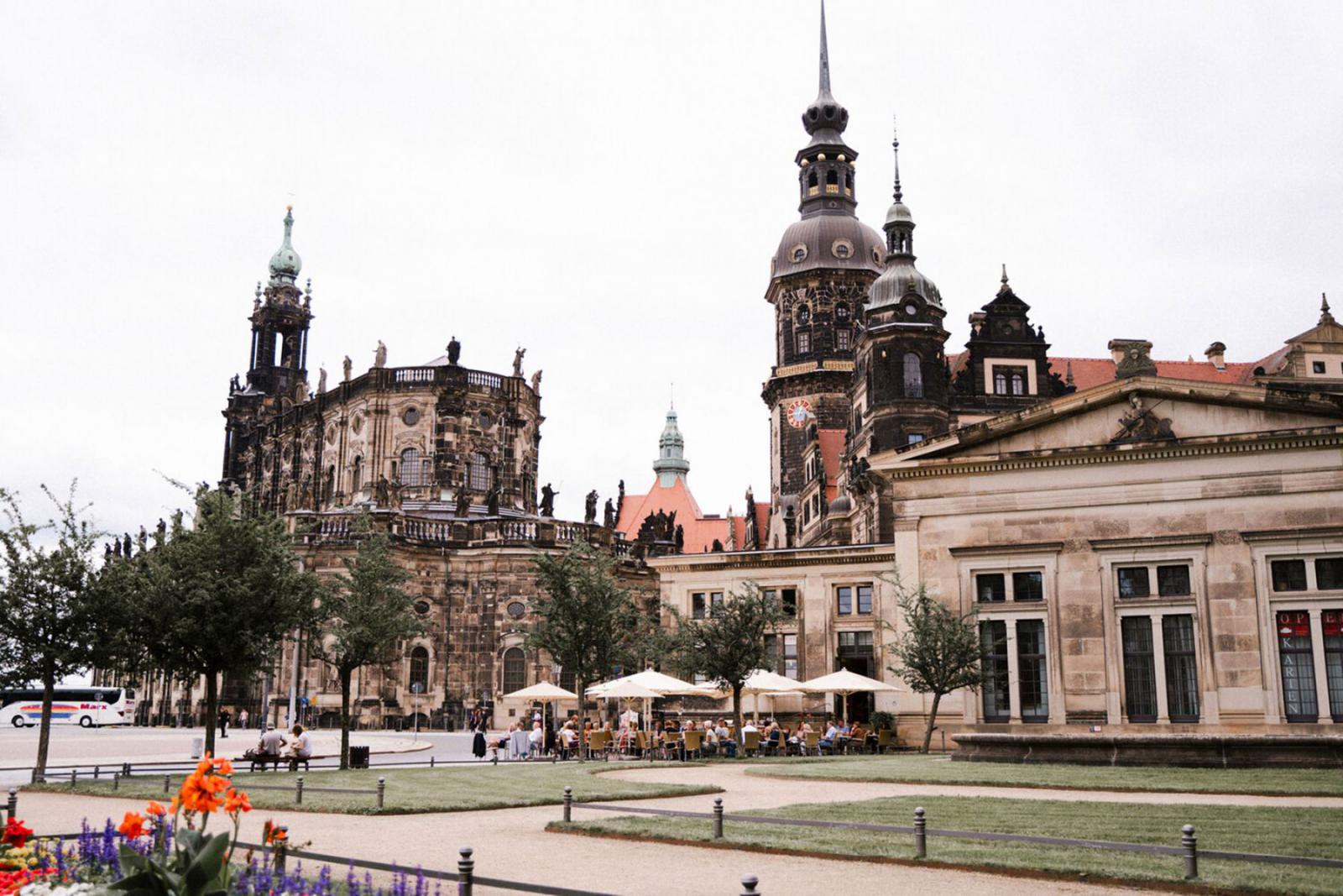 Het Koninklijk Paleis (Residenzschloss) in Dresden