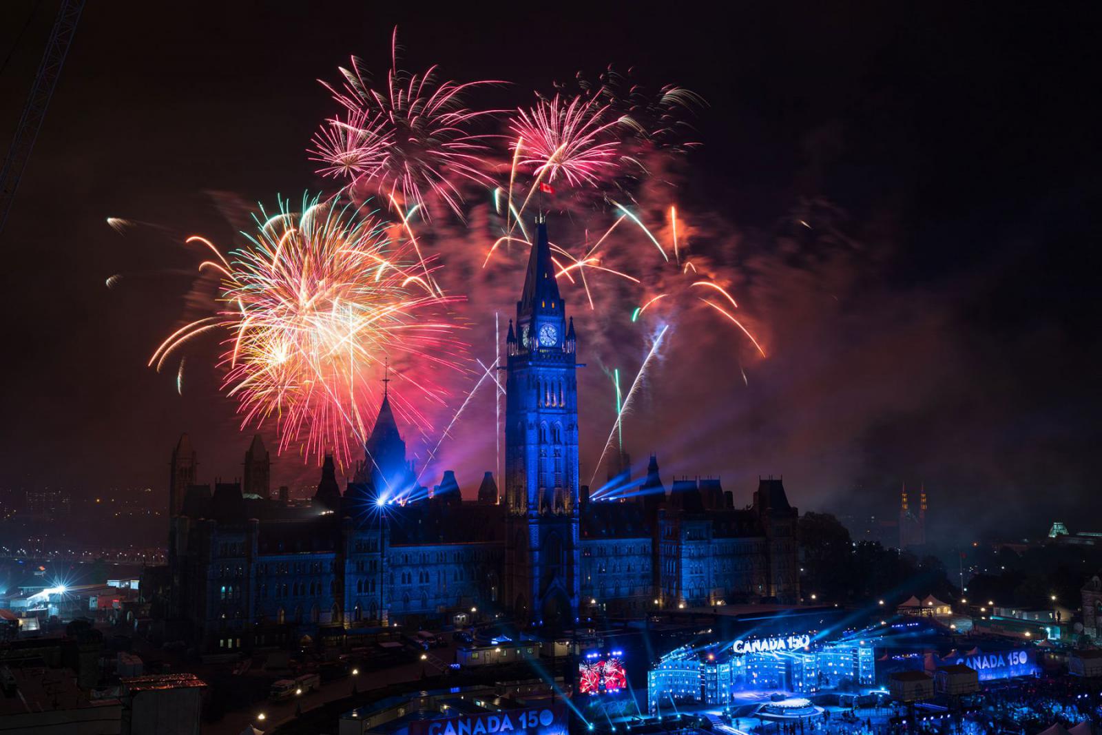 Bewonder het vuurwerk tijdens Canada Day in Ottawa | Ottawa Tourism
