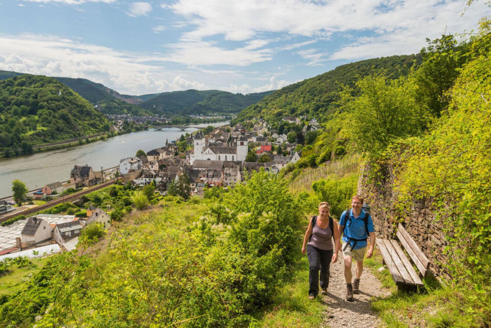 De Moezel is erg geschikt voor lange wandelingen | Rheinland-Pfalz Tourismus GmbH / Dominik Ketz