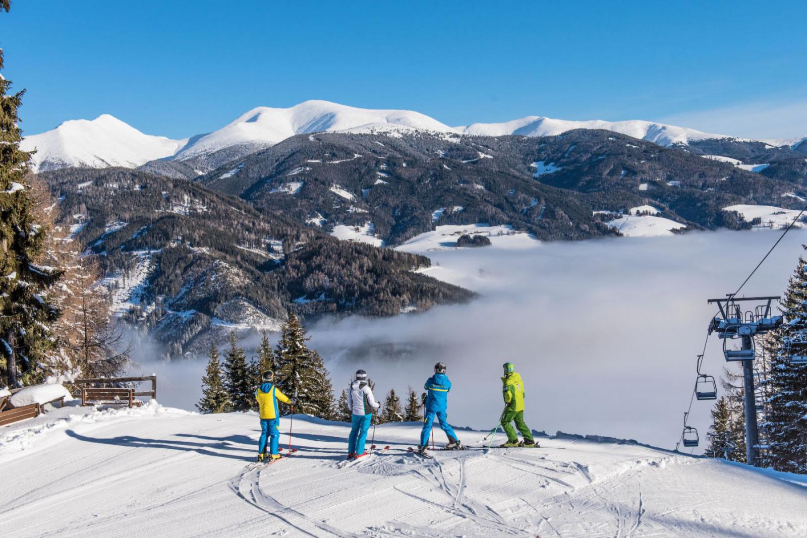 Geniet van de mooiste uitzichten tijdens het skiën in Murtal | © foesslanita