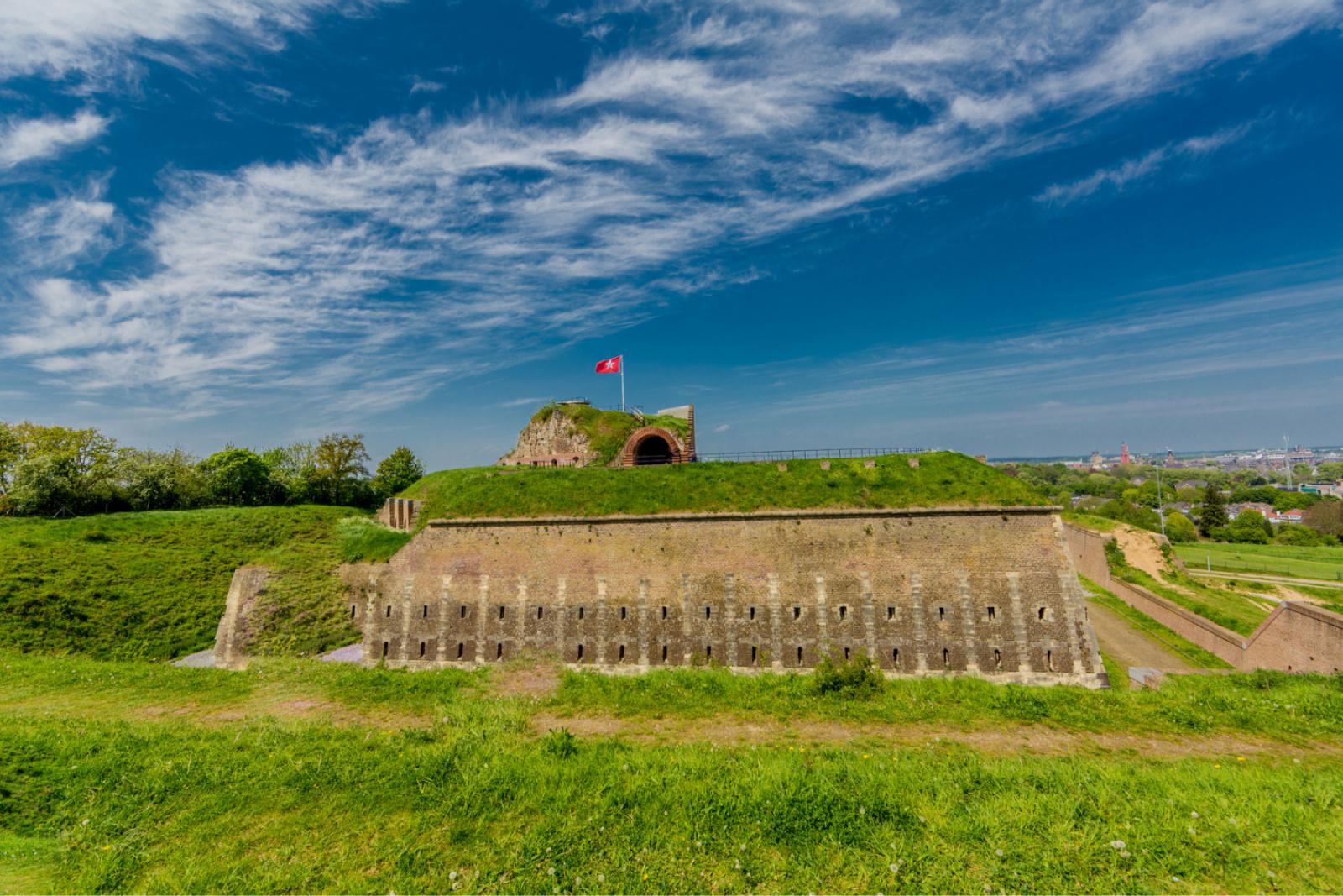 Fort Sint Pieter net buiten het centrum