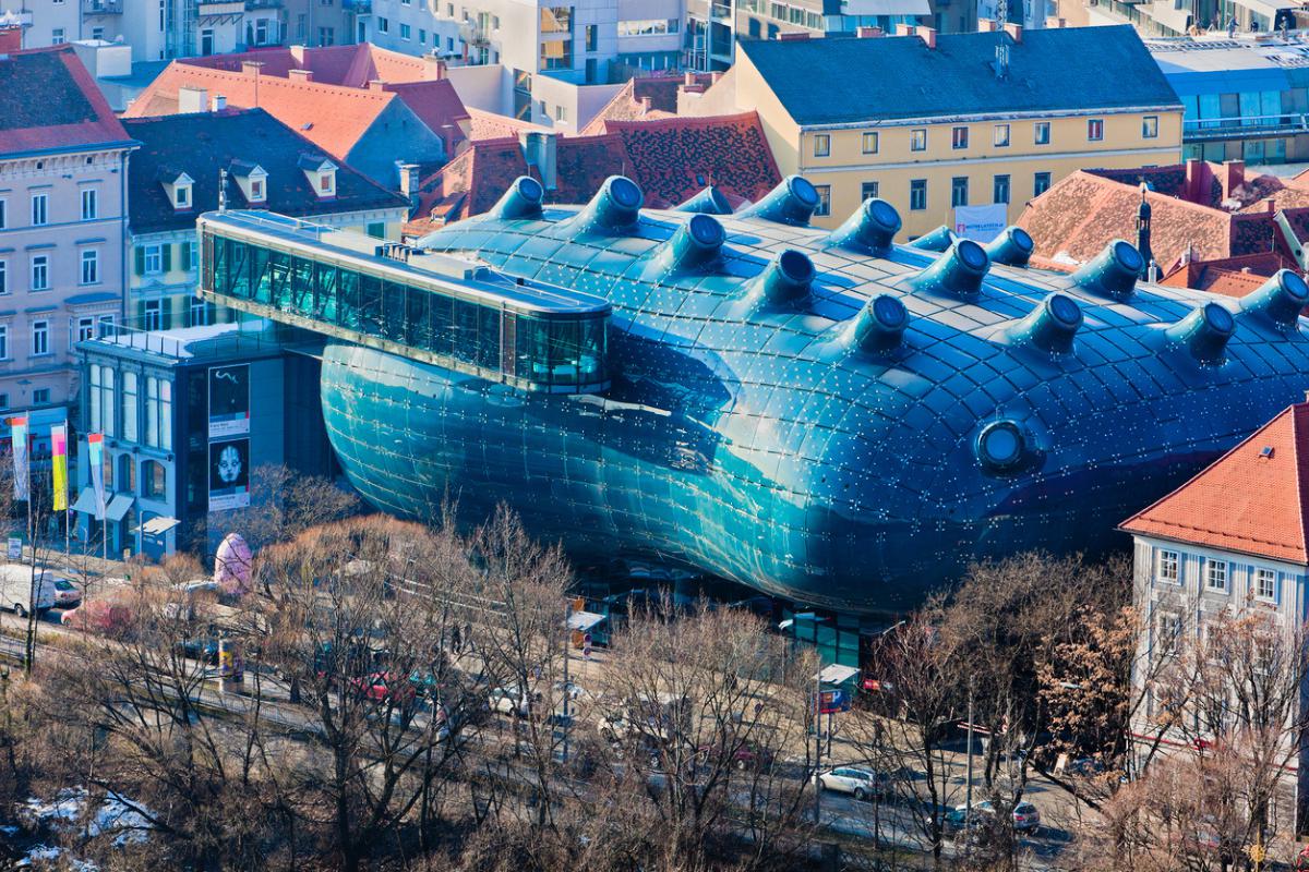 Het opvallende ‘Friendly Alien’ museum voor moderne kunst 