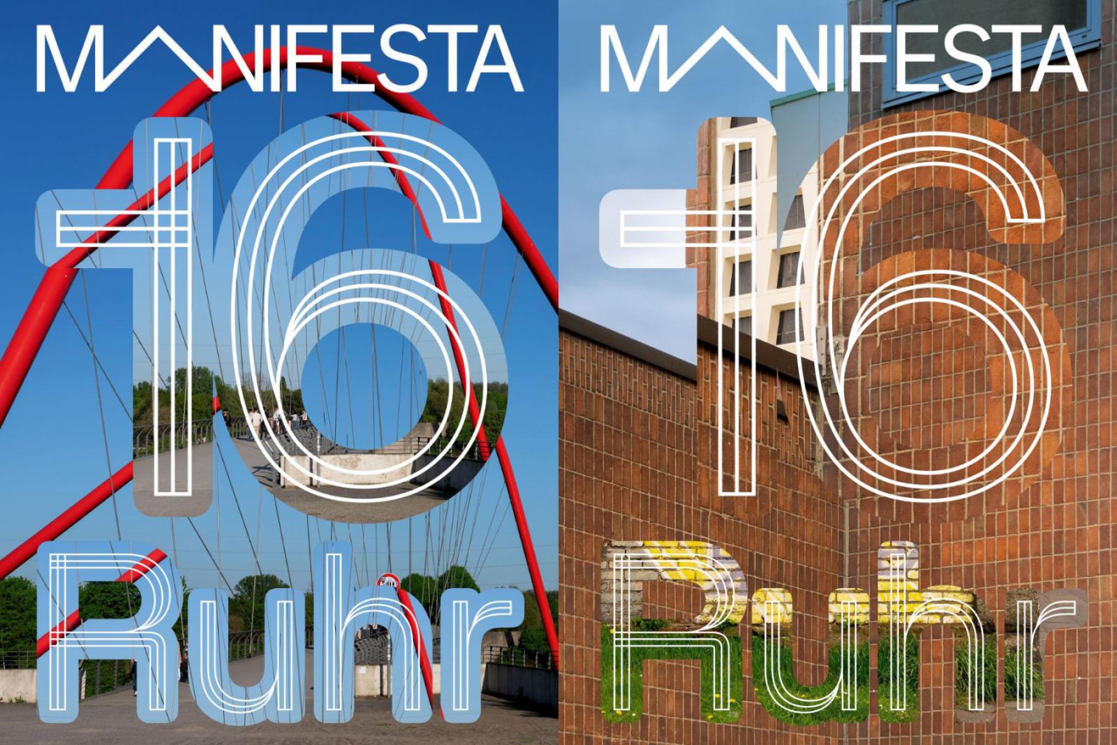 Poster van het Manifesta 16 Ruhr in Duisburg