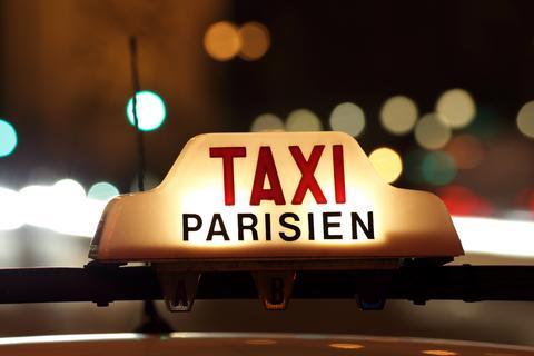 Taxi in Parijs