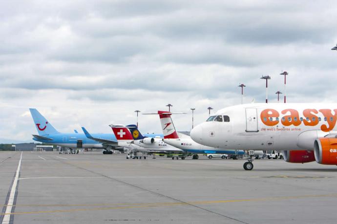 Vanaf het vliegveld naar de stad