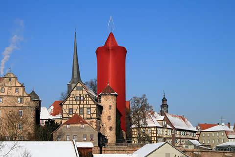 Schlitzer Weihnachtskerze