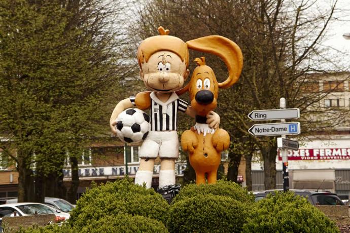 Striphelden in Charleroi