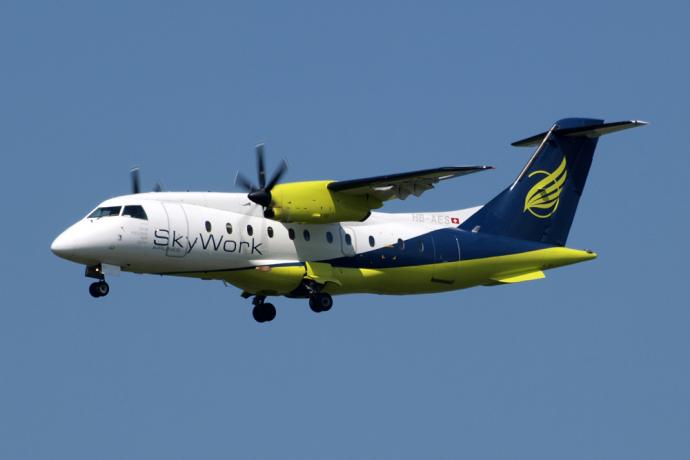 Met SkyWork Airlines naar Bern