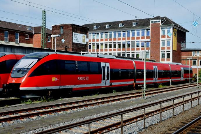 Met de trein naar Münster