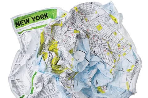 Crumpled City Maps