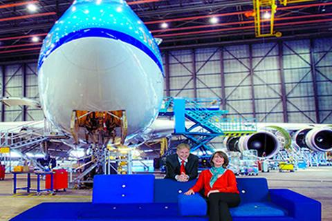 Nieuw interieur voor de Business Class  van KLM