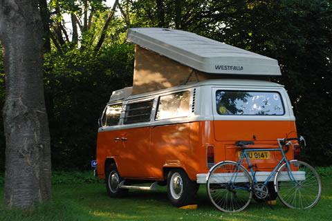 Tijdens de Spelen kamperen bij de Koningin