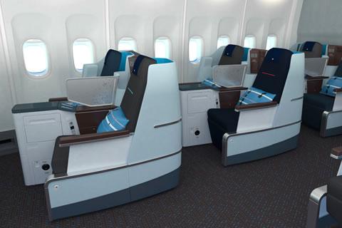 KLM vernieuwt het interieur van de World Business 