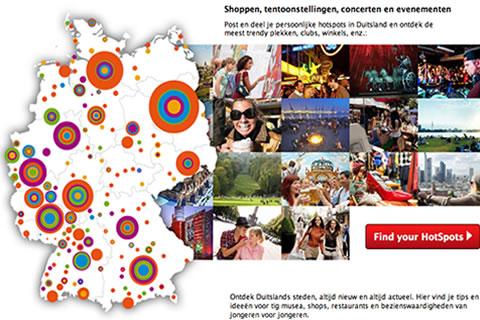 Hotspot-app voor en door jonge reizigers