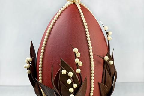 Belgisch Fabergé-ei in etalage Harrods