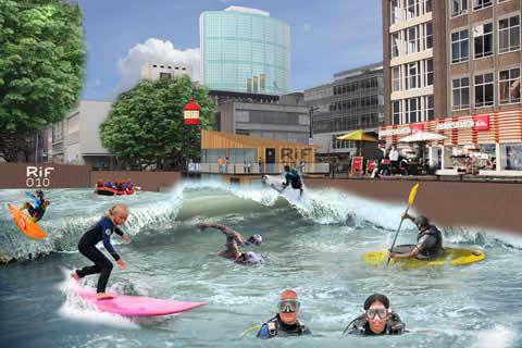 Zwemmen in de Rotterdamse Steigersgracht