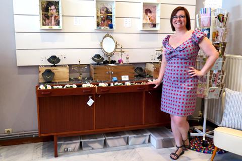 Unieke designs in de pop-up store Mme Bovary