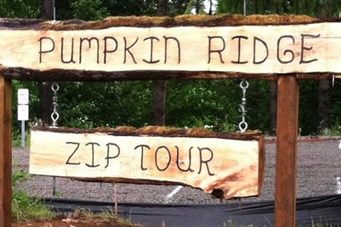 Vliegend door de bossen van Portland