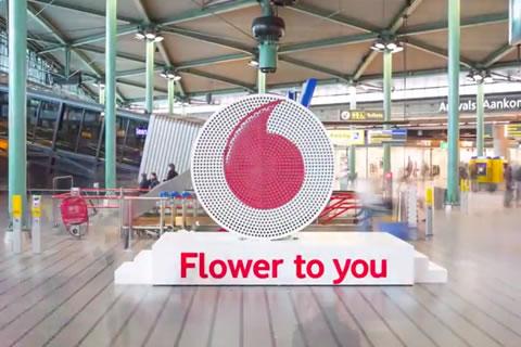 Liefdesrozen van Vodafone