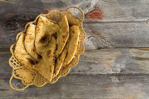 De wereld rond in platbrood