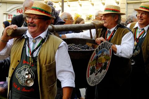 Ode aan de druif tijdens Fête des Vendanges in Parijs