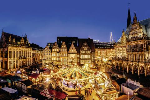 Kerstmarkt in Bremen: historische romantiek