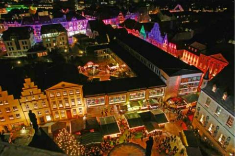 Ouderwetse kerstsferen in Osnabrück