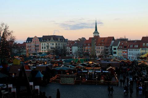 Treinen langs de kerstmarkten in Thüringen