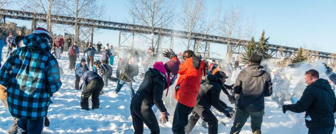 Laat je betoveren door winters Edmonton