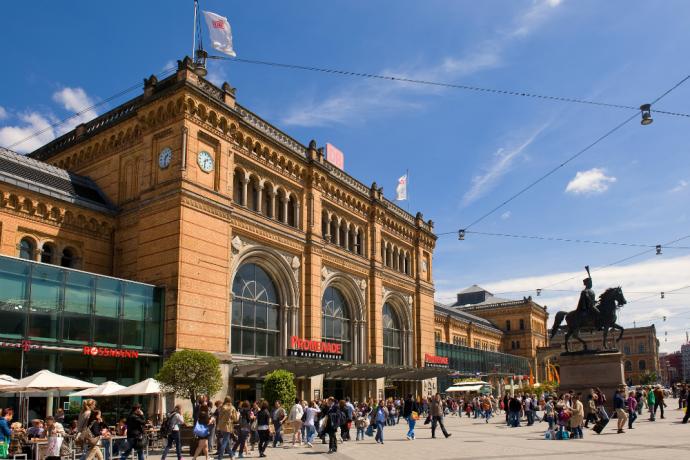      Met de trein naar Hannover