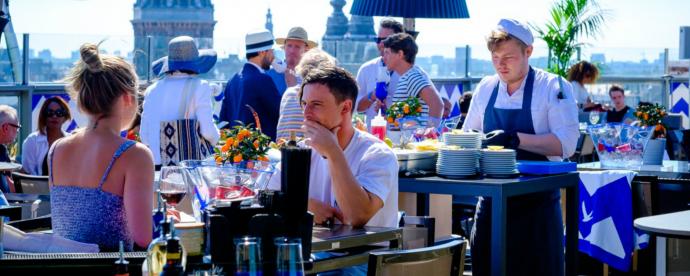 SkyLounge Amsterdam uitverkoren tot het beste terras van Nederland