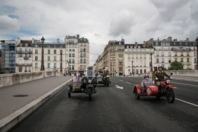 Parijs per motor: Retro Tour