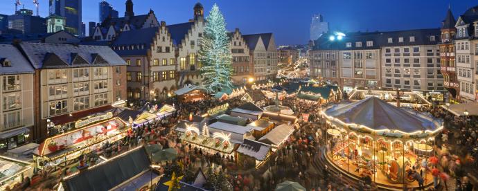 Kerst in Frankfurt: traditioneel ontmoet modern