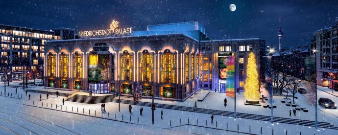 Friedrichstadt-Palast Berlijn betoverend mooi in kerstperiode
