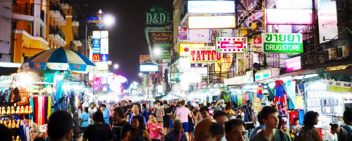 5x uitgaan in Bangkok