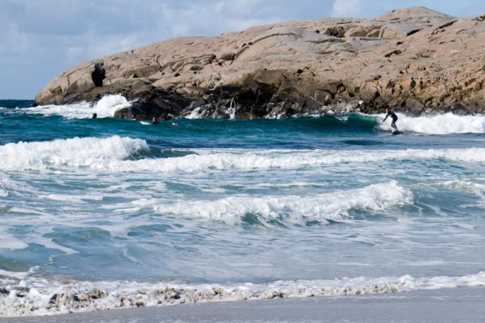 Surfen in Sandvesanden