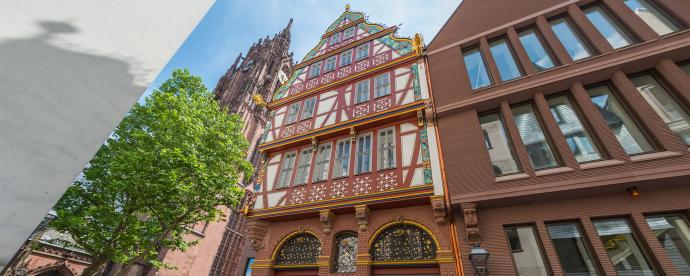 Frankfurt: het DomRömer Quartier heeft haar oude glorie terug