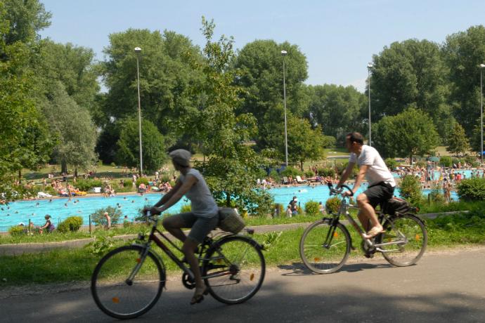 Fietsen in Düsseldorf