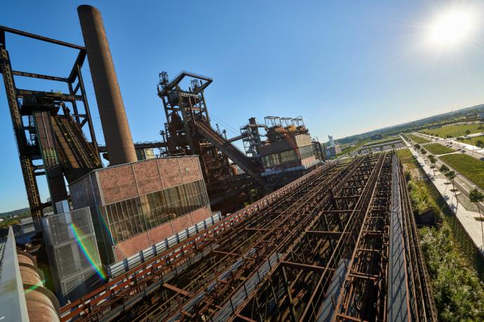 Skywalk Phoenix West in Dortmund 
