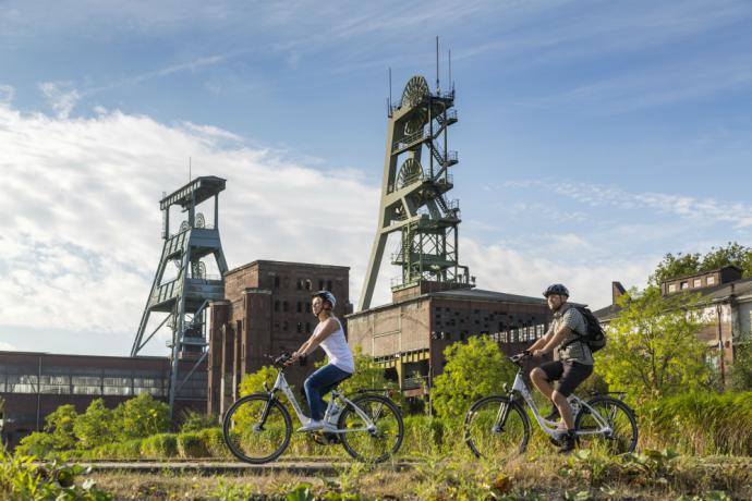 Route der Industriekultur op de fiets
