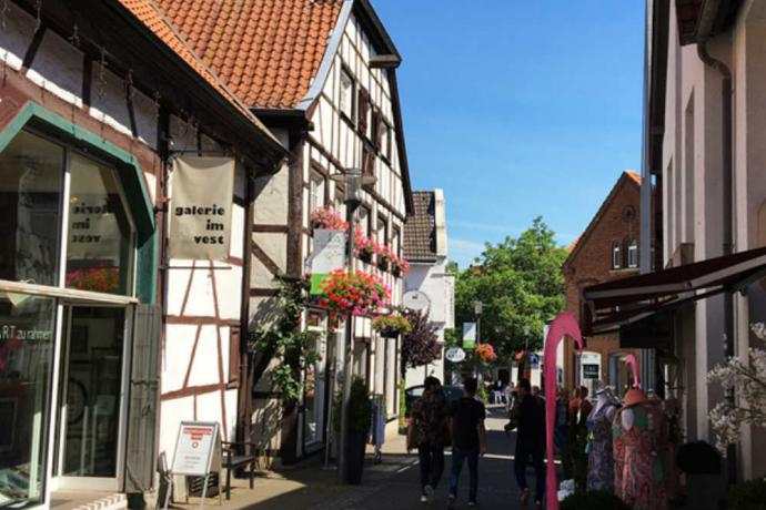 De binnenstad van Recklinghausen