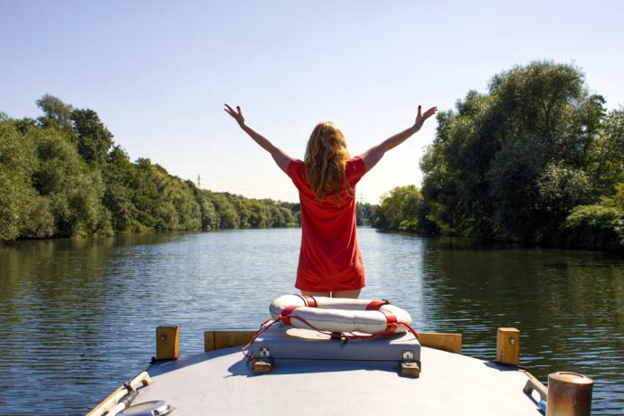 Met de Grüne Flotte over de Ruhr varen