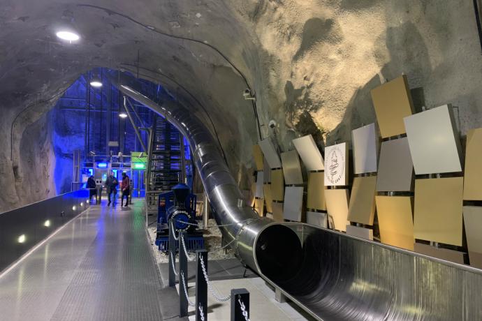 Glijbaan in de Schlossberg